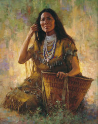 ISDZAN-Apache Women by Howard Terpning