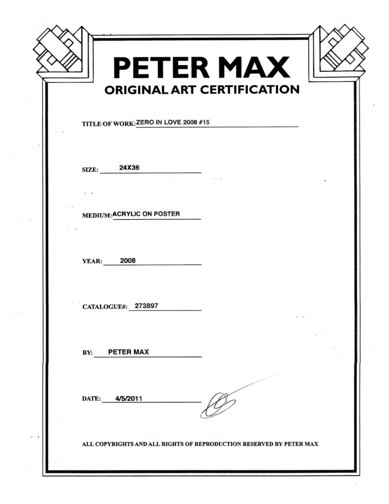 Art Description-Peter Max