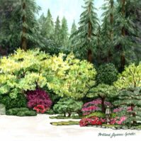 Portland Japanese Garden by Judith Baer