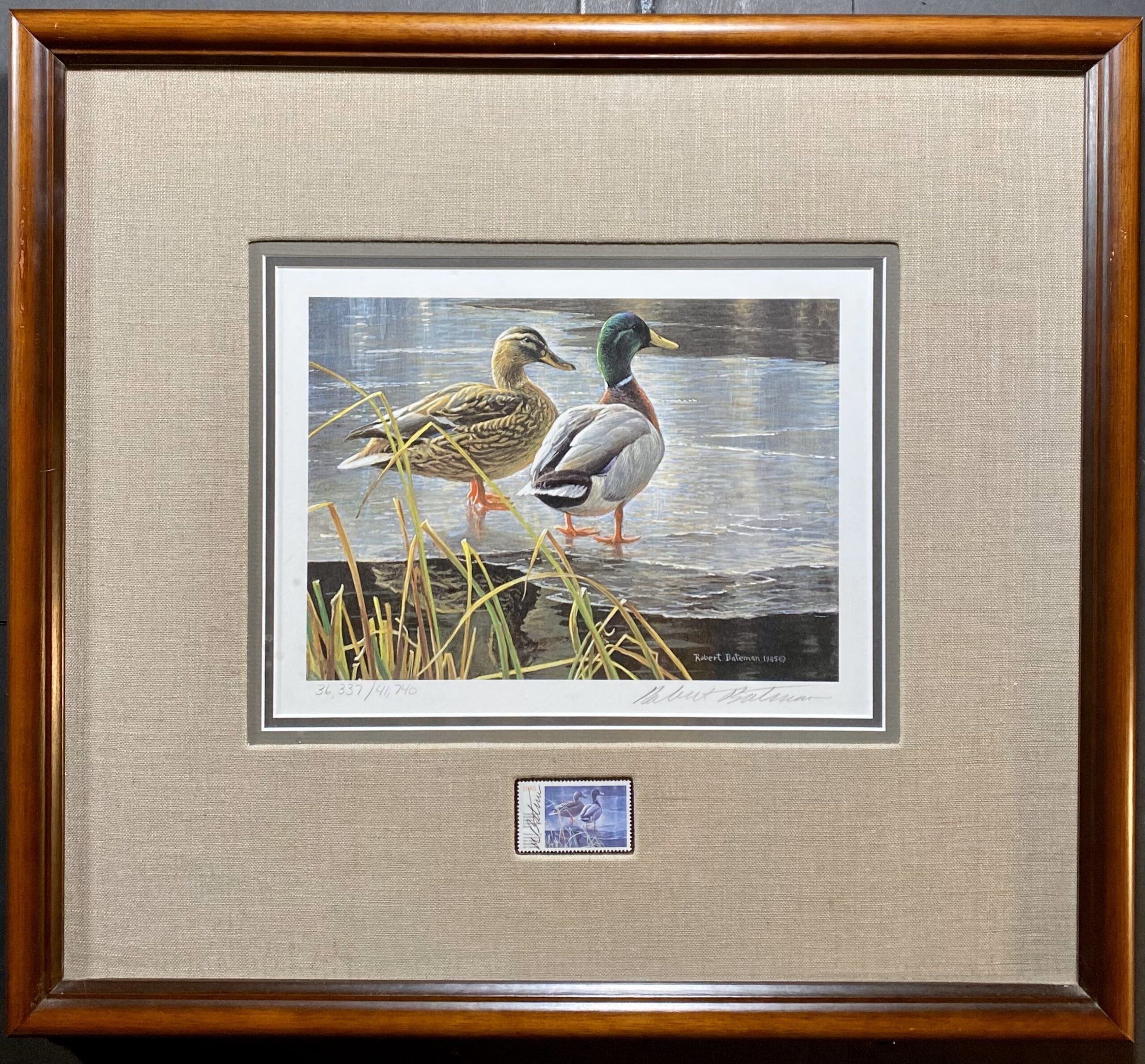 1985 Canada Waterfowl stamp print by Robert Bateman
