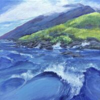 Ocean Eddy - Acrylic by Jean Lea