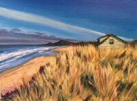 Nye Beach Bungalow- Acrylic by Patricia Young
